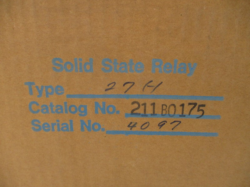 GOULD-BROWN BOVERI 211B0175 27H NSFS