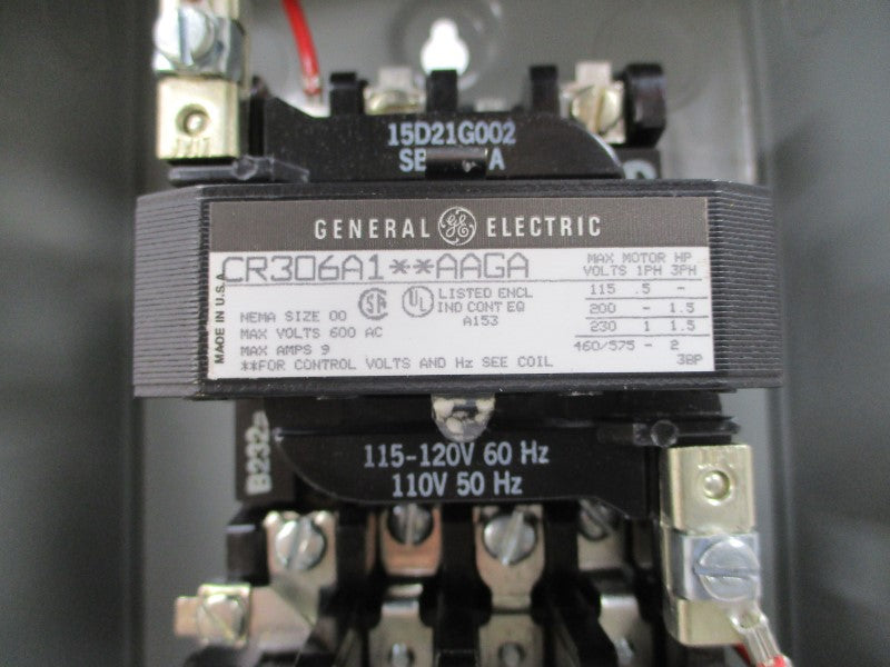 GENERAL ELECTRIC CR306A102AAGA 110/115-120V 9A NSMP