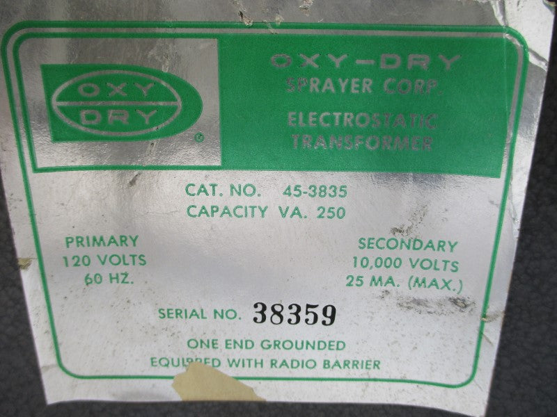 OXY-DRY 45-3835 120V NSNP