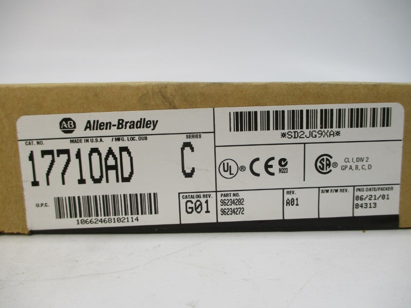 ALLEN BRADLEY 1771-OAD SER. C DATE: 2001 NSFS
