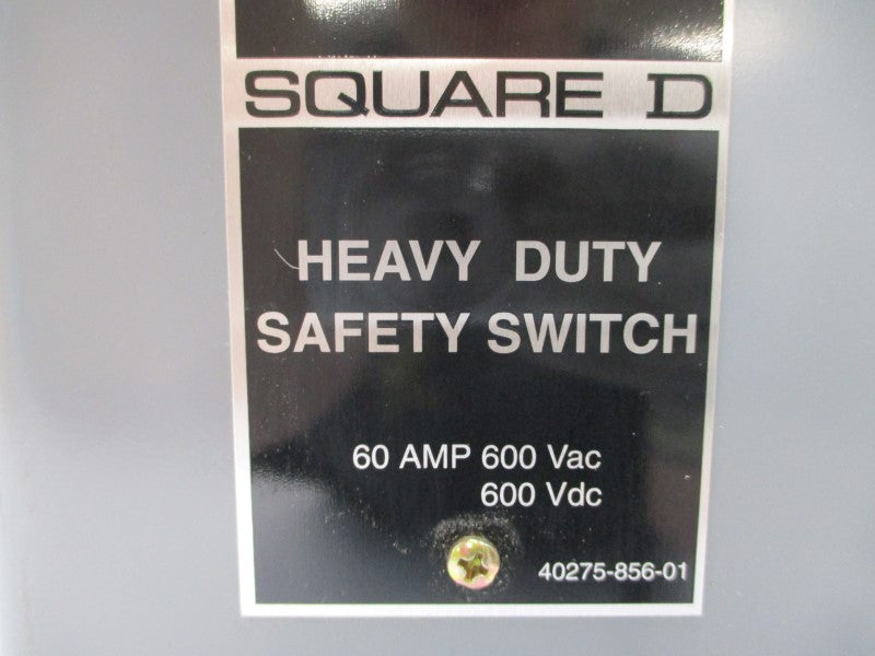 SQUARE D HU362 SER. F3 600VAC 60A NSNP