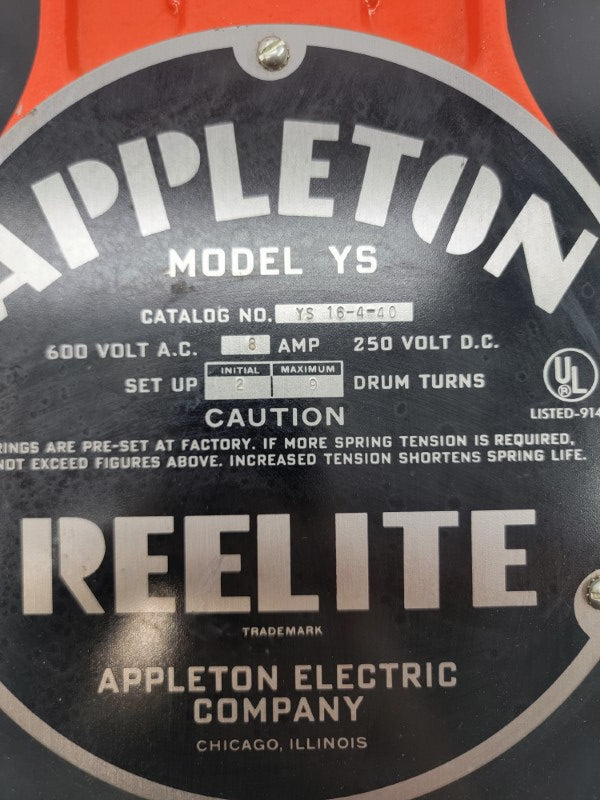 APPLETON ELECTRIC YS 16-4-40 600VAC 8A NSNP