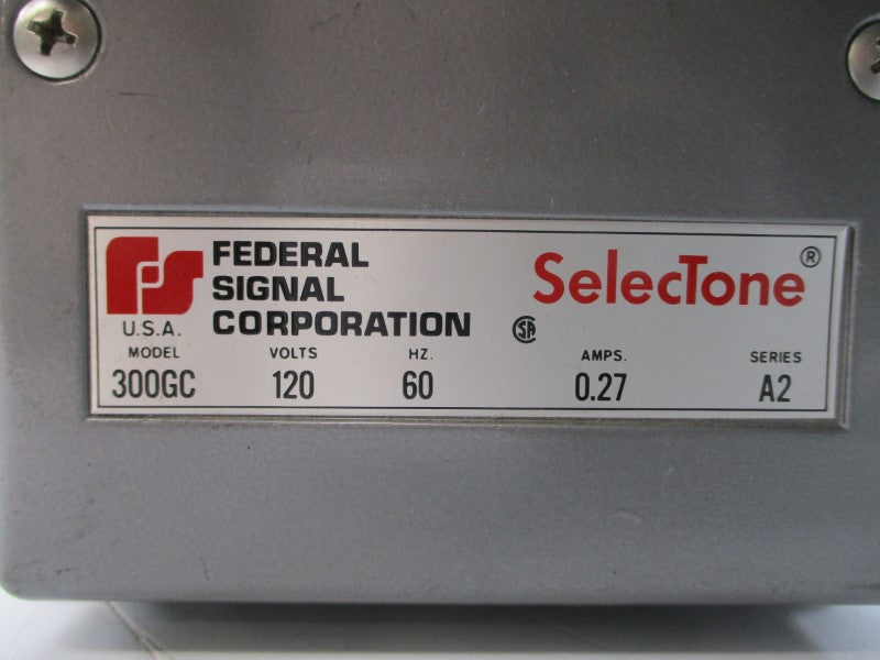 FEDERAL SIGNAL 300GC SER. A2 120V 0.27A (GREY) NSNP