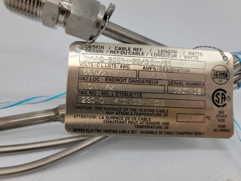 THERMON D/MIQ-60E1H-2S/3.5M/65/66/2.1M/12/6 66V 10/5A NSMP