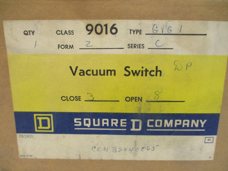 SQUARE D 9016GVG1 SER. C NSFS