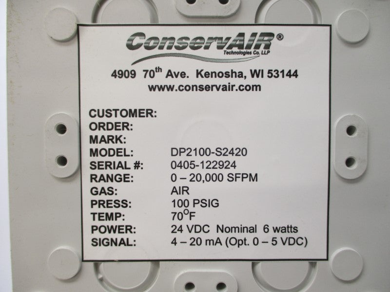 CONSERVAIR DP2100-S2420 24VDC 100PSI NSMP