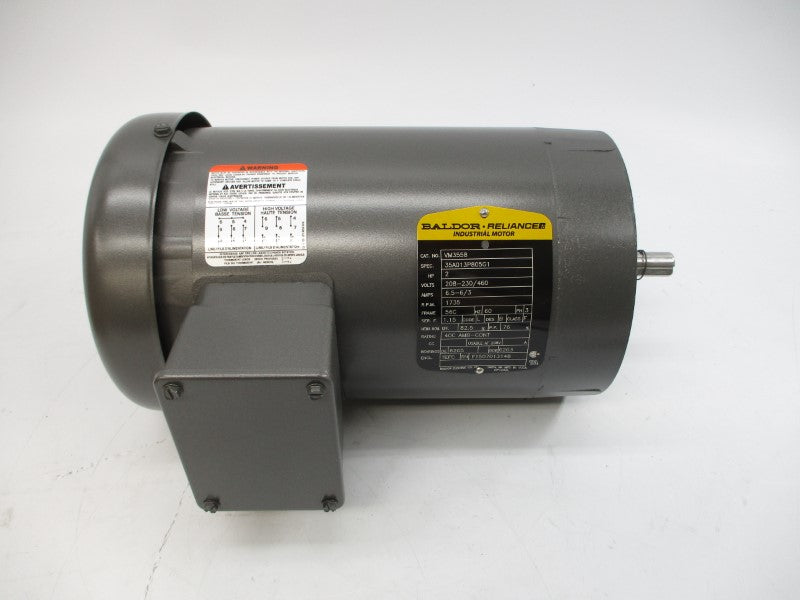 BALDOR VM3558 35A013P805G1 208-230/460V 6.5-6/3A NSMP