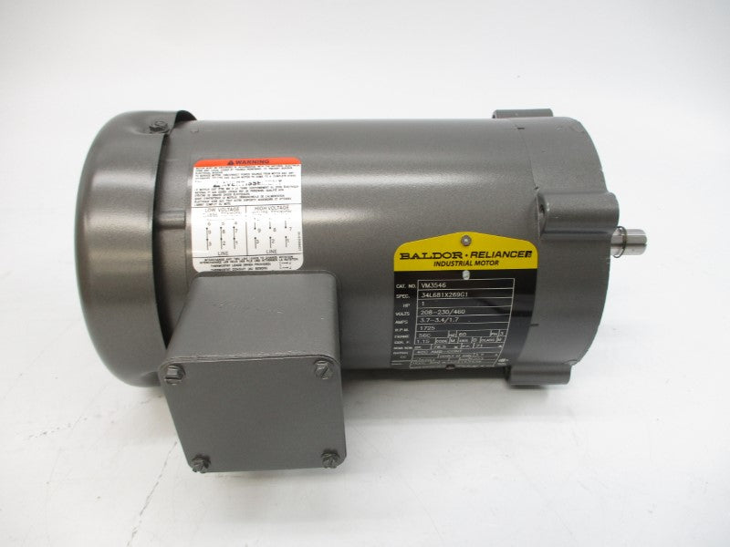 BALDOR VM3546 34L681X269G1 208-230/460V 3.7-3.4/1.7A NSMP