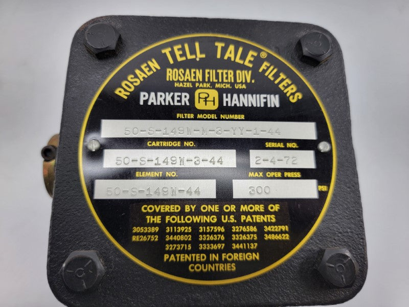 PARKER HANNIFIN 50-S-149W-M-3-YY-1-44 300PSI NSNP