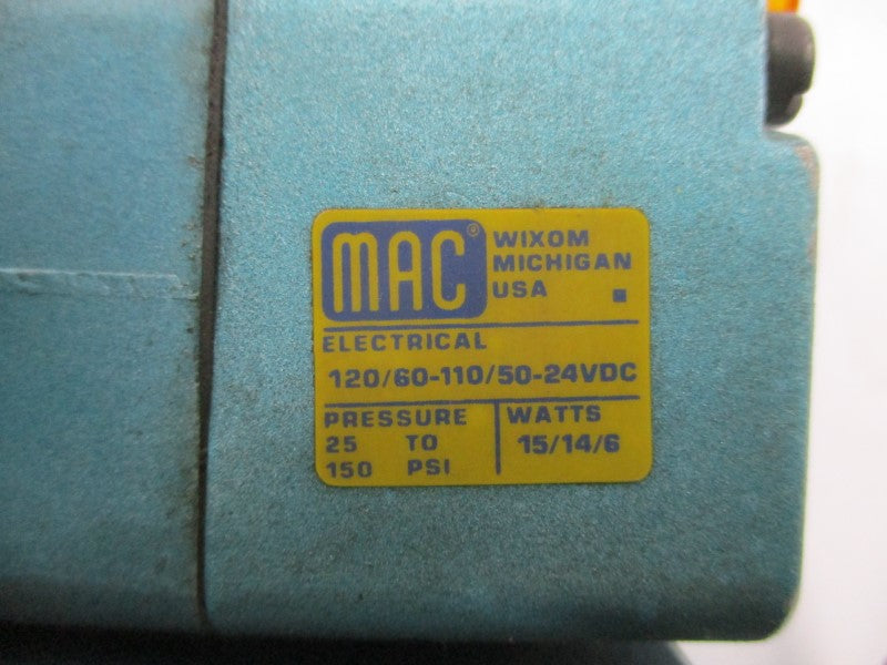 MAC 58B11116A 110/120V 25-150PSI UNMP