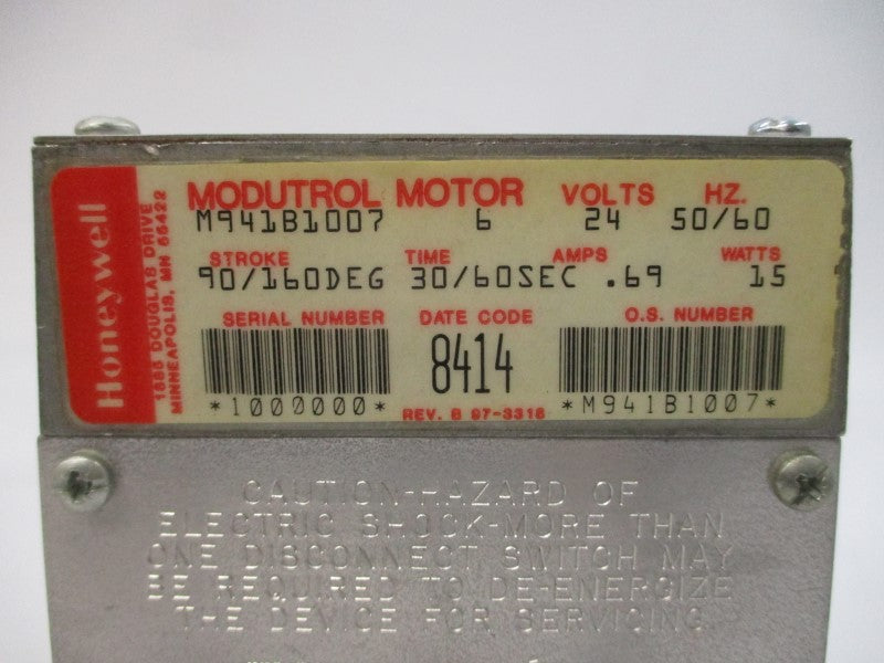 HONEYWELL M941B1007 24V .69A NSMP