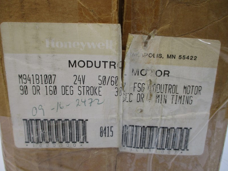 HONEYWELL M941B1007 24V .69A NSMP