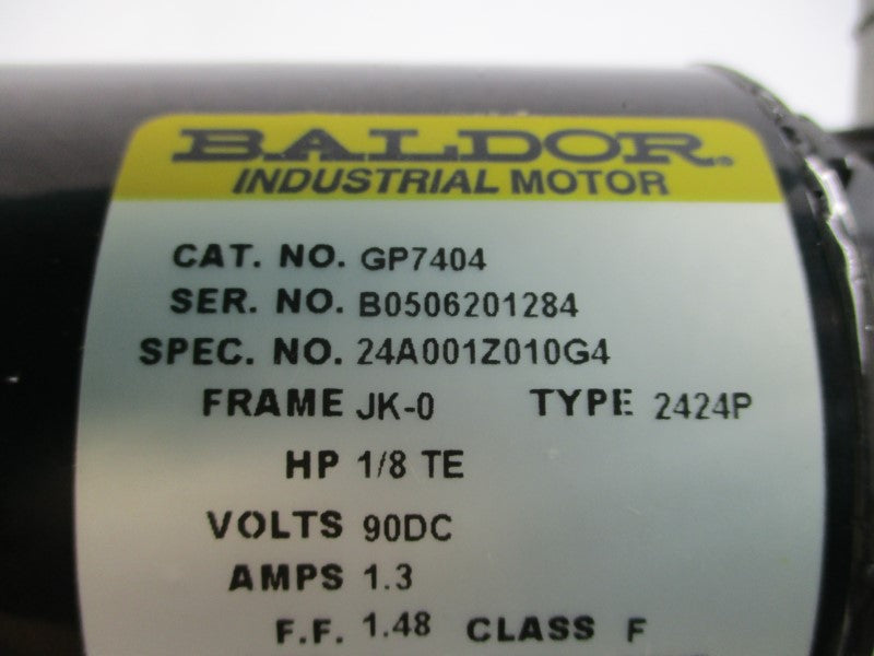 BALDOR GP7404 24A001Z010G4 90VDC 1.3A NSMP
