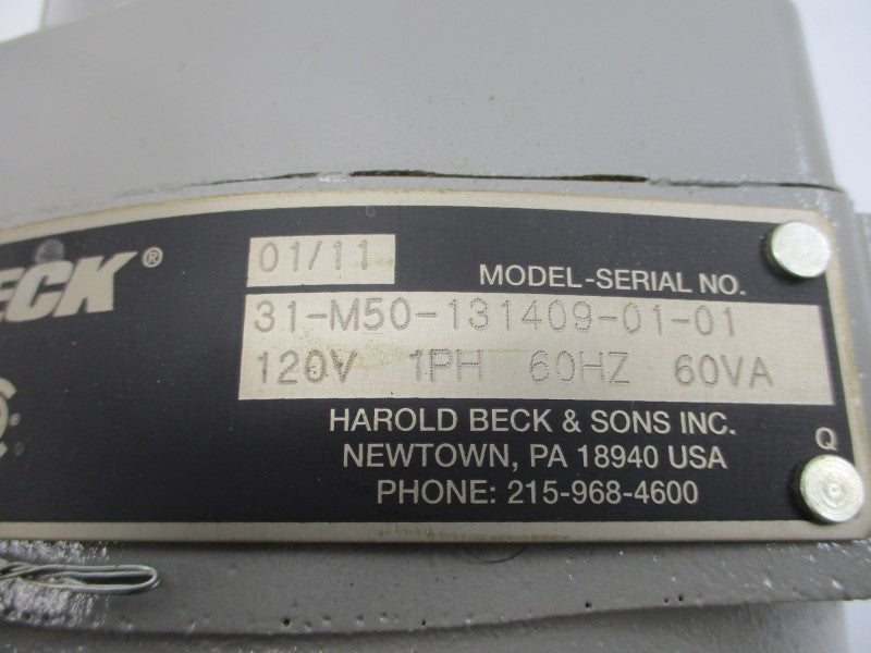 BECK 31-M50-131409-01-01 120V NSNP