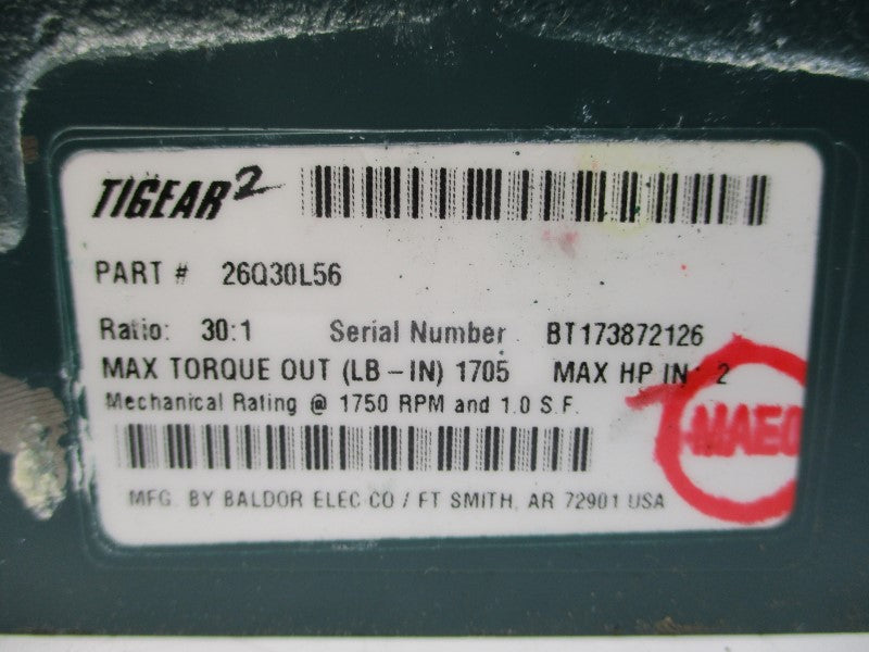 BALDOR 26Q30L56 NSNP