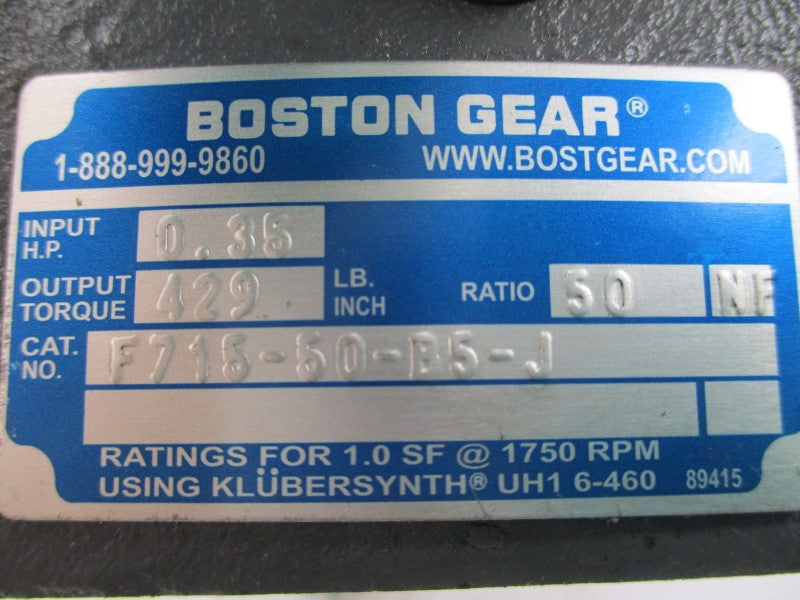 BOSTON GEAR F715-50-B5-J NSNP