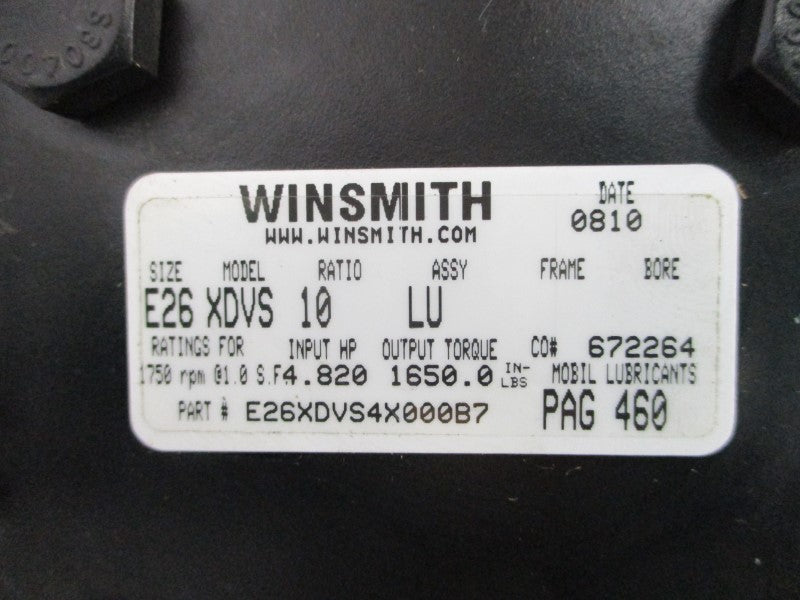 WINSMITH E26XDVS4X000B7 E26XDVS10LU NSNP