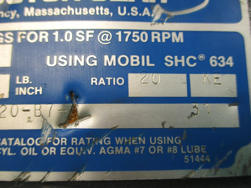 BOSTON GEAR F724-20-B7 (AS PICTURED) NSNP