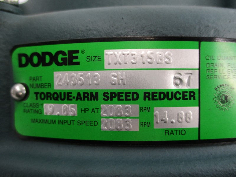 DODGE 243513 TXT315BS NSNP