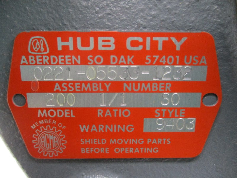 HUB CITY 0221-05533-1232 200 NSNP