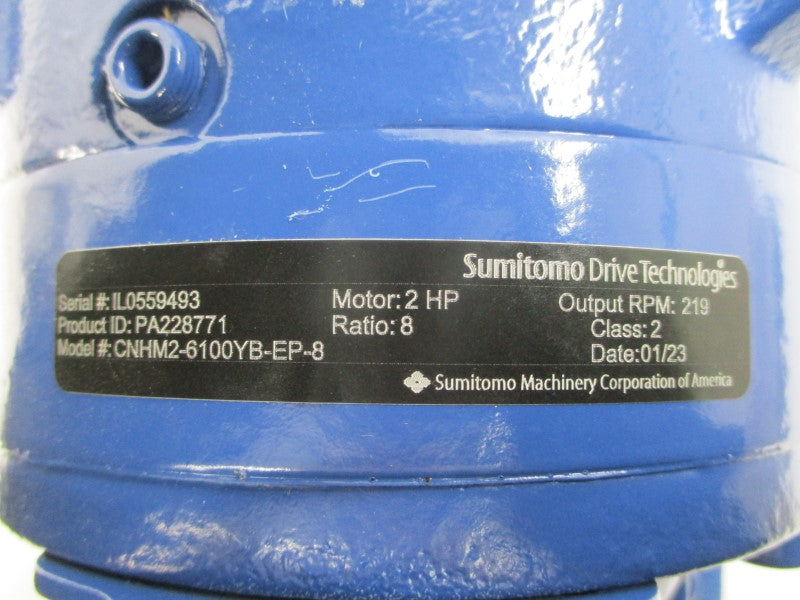SUMITOMO PA228771 CNHM2-6100YB-EP-8 TC-FXPA 230/460V 5.61/2.80A NSNP