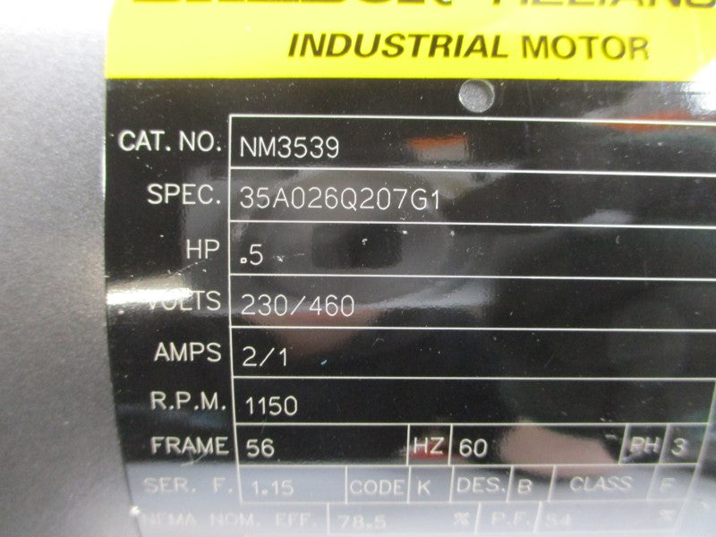 BALDOR NM3539 35A026Q207G1 230/460V 2/1A NSNP