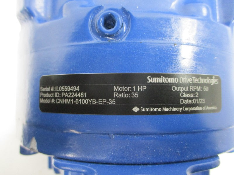 SUMITOMO PA224481 CNHM1-6100YB-EP-35 TC-FXPA 230/460V 3.06/1.53A NSNP