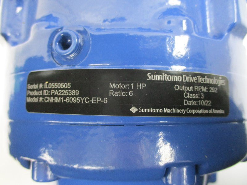 SUMITOMO PA225389 CNHM1-6095YC-EP-6 TC-FXPA 230/460V 3.06/1.53A NSNP
