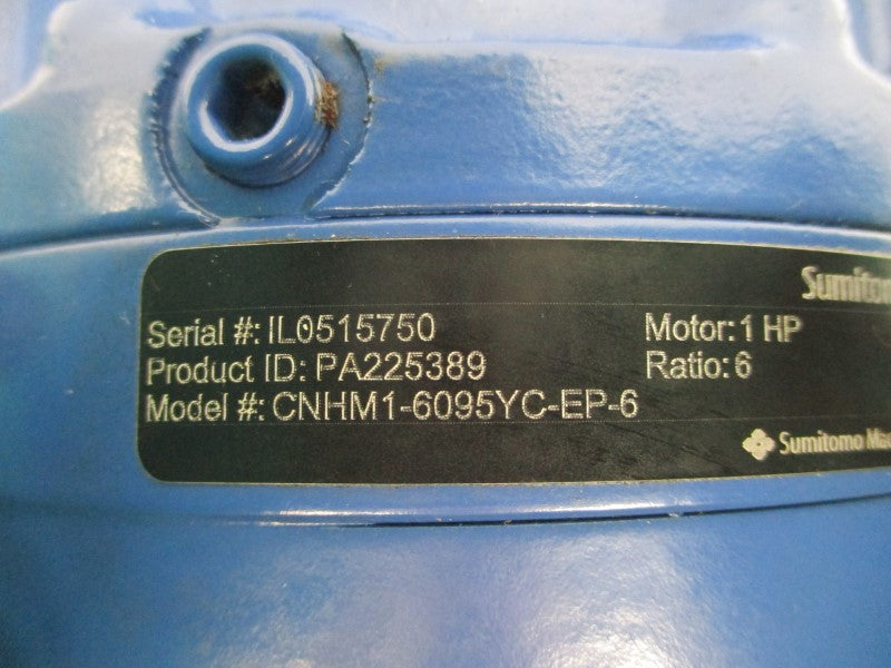SUMITOMO PA225389 CNHM1-6095YC-EP-6 TC-FXPA 230/460V 3.06/1.53A UNMP