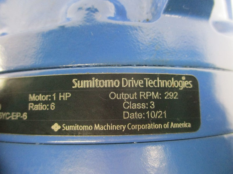 SUMITOMO PA225389 CNHM1-6095YC-EP-6 TC-FXPA 230/460V 3.06/1.53A UNMP