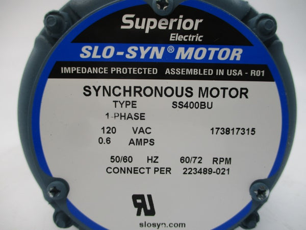 SUPERIOR ELECTRIC SS400BU 120VAC 0.6A NSNP