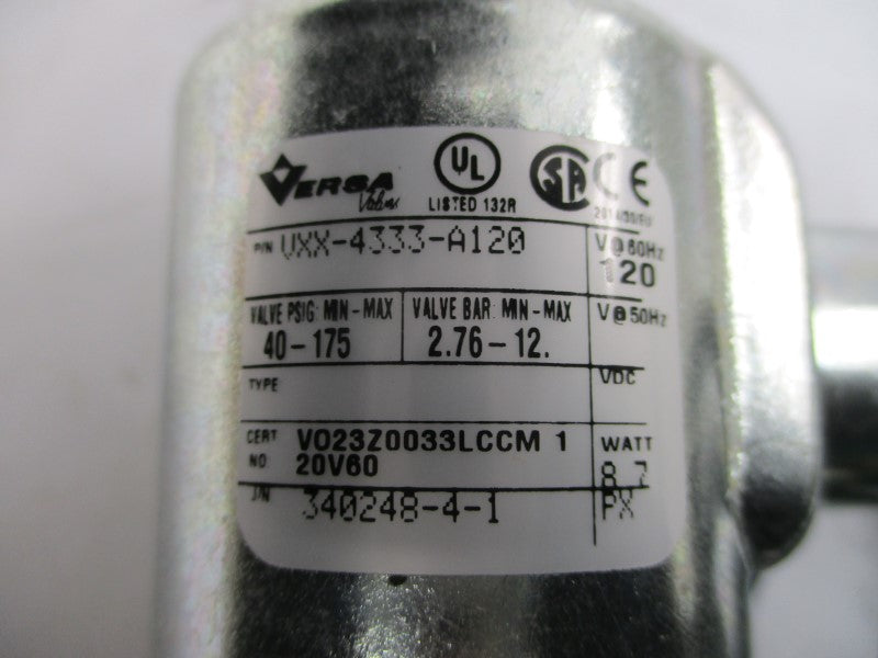 VERSA VXX-4333-A120 120V 40-175PSI NSMP