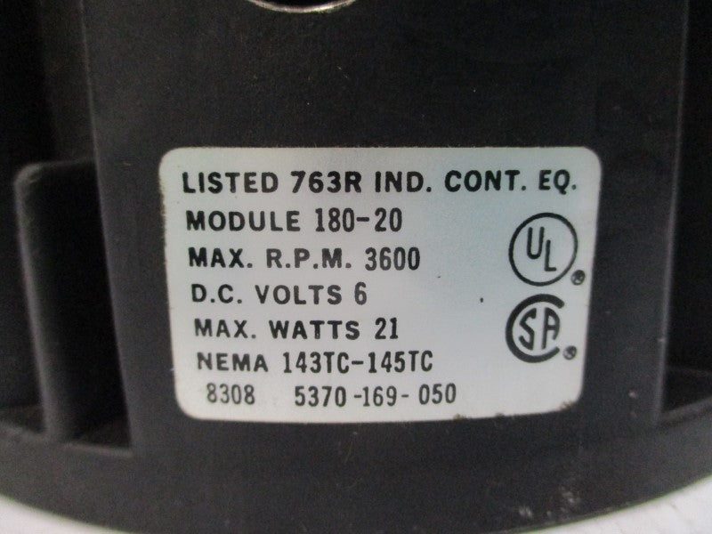 WARNER 5370-169-050 180-20 6VDC UNMP