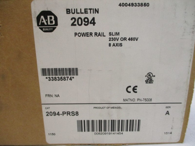 ALLEN BRADLEY 2094-PRS8 SER. A 230VAC 70A NSMP