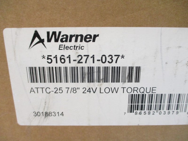 WARNER ELECTRIC 5161-271-037 ATTC-25 24V 7/8" NSFS
