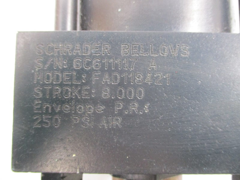 SCHRADER BELLOWS FAD118421 250PSI 8.000 NSNP
