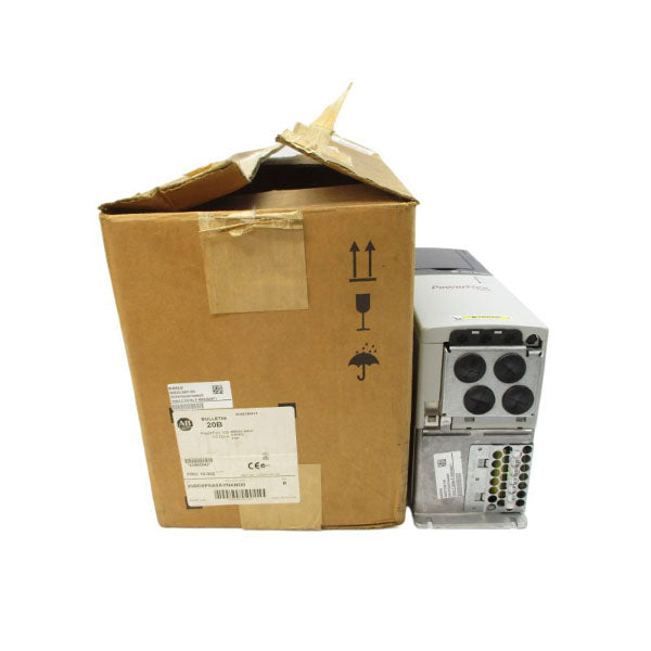 ALLEN BRADLEY 20BD8P0A0AYNAND0 SER. B F/W 10.002 480VAC 8A NSMP