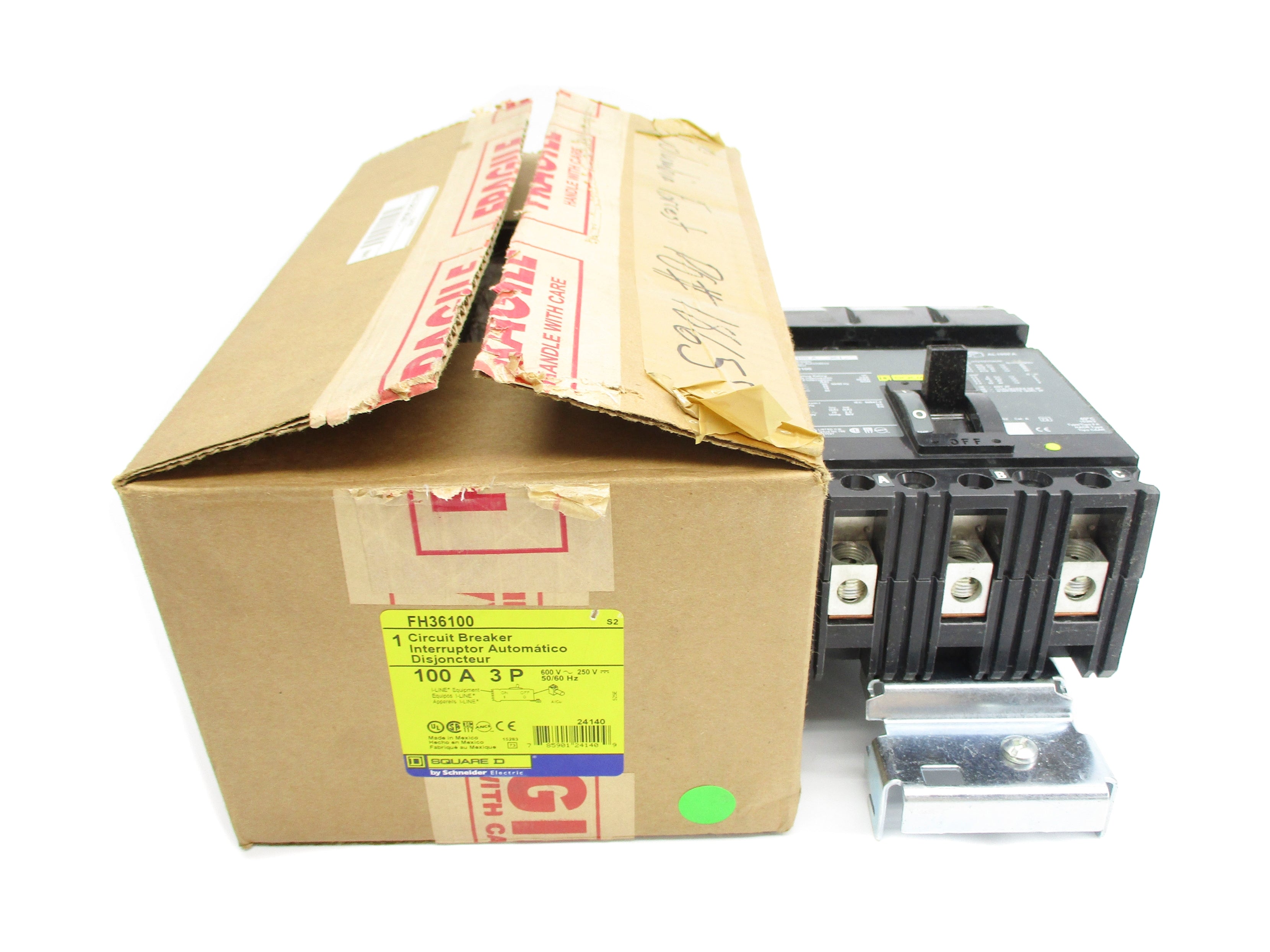 SQUARE D FH36100 SER. 2 600V 100A NSMP