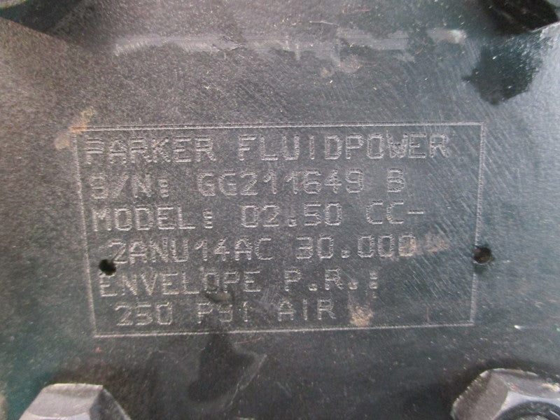 PARKER 02.50CC-2ANU14AC30.000 SERIES 2AN 250PSI NSNP