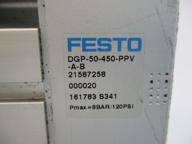 FESTO DGP-50-450-PPV-A-B 161783 120PSI NSNP
