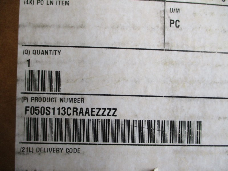 MICRO MOTION F050S113CRAAEZZZZ 275PSI NSMP