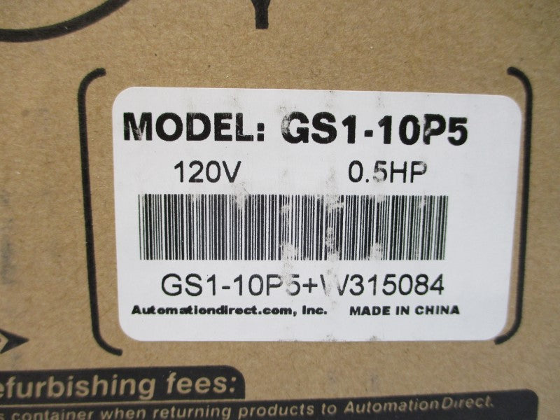 AUTOMATION DIRECT GS1-10P5 100-120V 9.0A NSMP