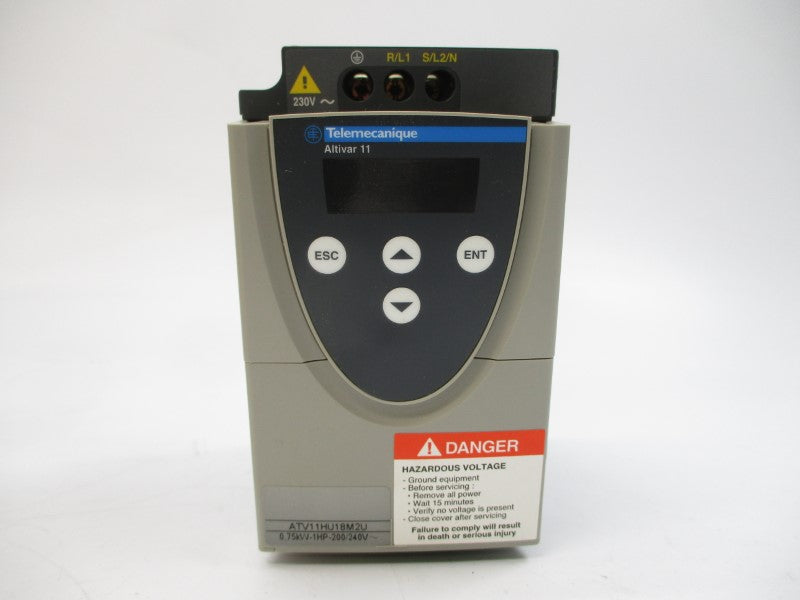 TELEMECANIQUE ATV11HU18M2U 200/240VAC 9.9A NSMP