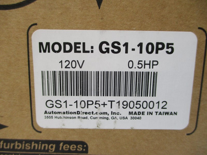 AUTOMATION DIRECT GS1-10P5 120V NSFS