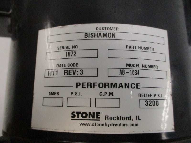 SPX 4144-AC AB-1634 230V 7.4A 3200PSI NSNP