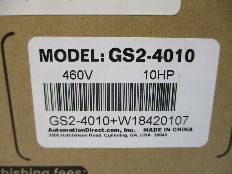 AUTOMATION DIRECT GS2-4010 380-480V 23A NSMP