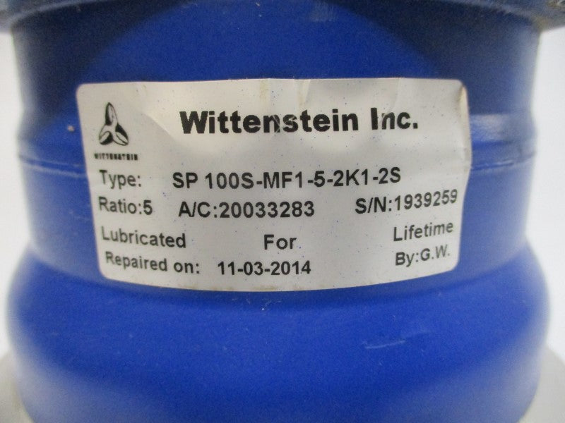 WITTENSTEIN SP100S-MF1-5-2K1-2S UNMP