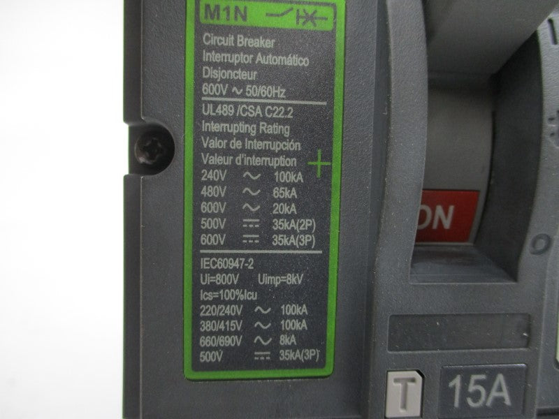 EEC CBR-1-15A 600VAC 15A NSMP