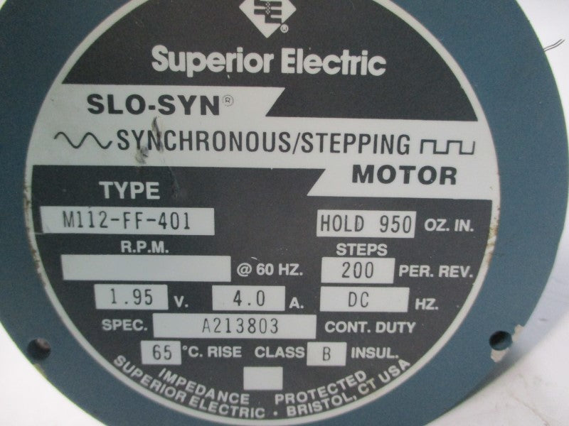 SUPERIOR ELECTRIC M112-FF-401 1.95VDC 4.0A NSNP