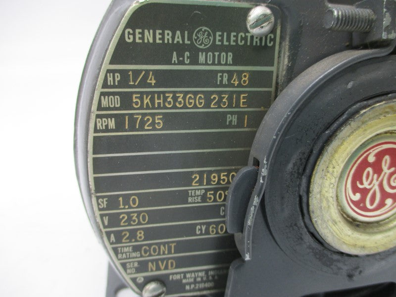 GENERAL ELECTRIC 5KH33GG231E 230VAC 2.8A NSNP